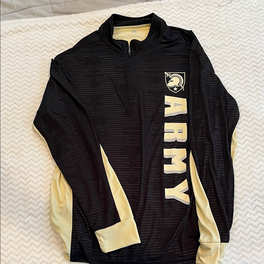 Colosseum Black and Cream Long Sleeve Tee